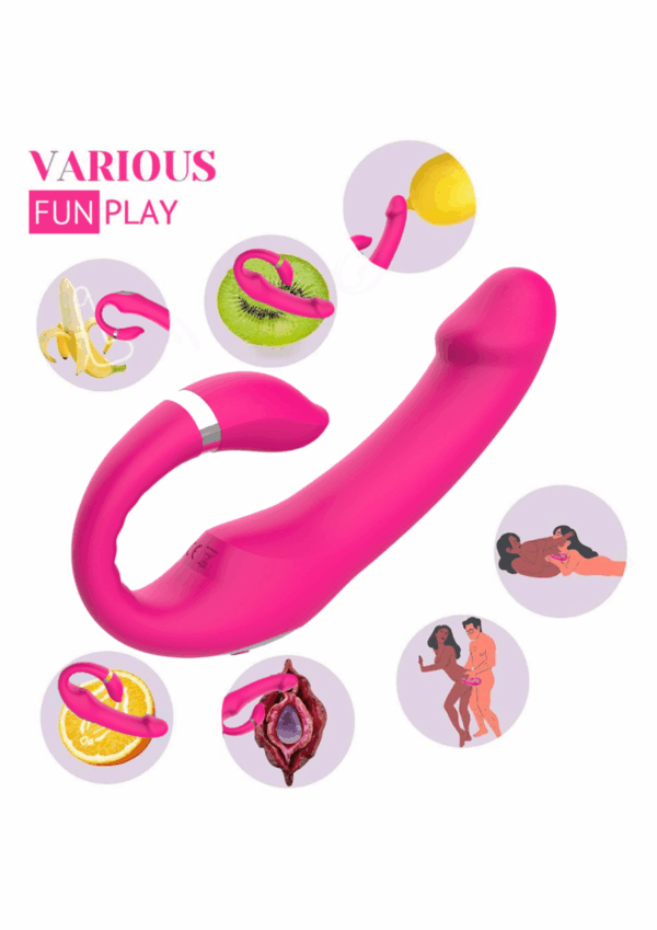 Double Passion Bendable dildo vibrator